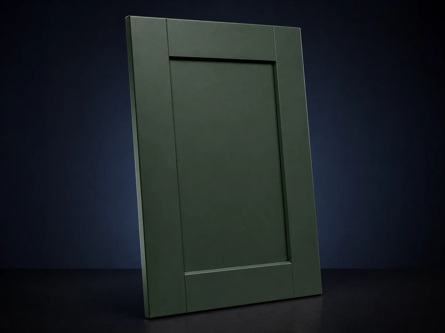 Shaker Evergreen cabinet door
